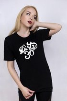 30 JAAR T SHIRT | VERJAARDAG | DIRTY THIRTY 30 | Kado Cadeau Tip | Voor Mannen en Vrouwen | Unisex | Maat XL