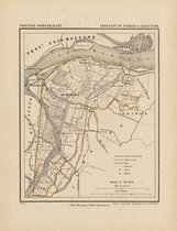 Historische kaart, plattegrond van gemeente De Werken en Sleeuwijk in Noord Brabant uit 1867 door Kuyper van Kaartcadeau.com