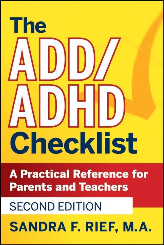 J-B Ed: Checklist - The ADD / ADHD Checklist - cover