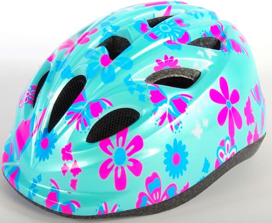 Volare Fietshelm - Blauw Roze - XS - 47-51 cm - Unisex van Volare — afbeelding 4