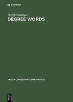 Janua Linguarum. Series Maior53- Degree Words