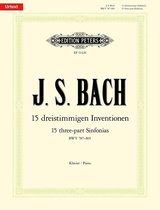 Three-part Sinfonias Inventions Bwv 787-801 for Piano