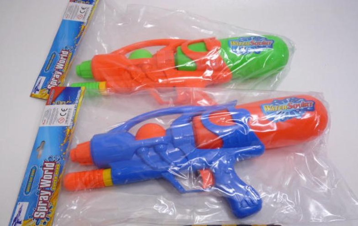Speelgoed Waterpistool 1 x Voor Jongen Meisje Groot 38 Cm Buitenspeelgoed voor kinderen met trekpomp Pistool