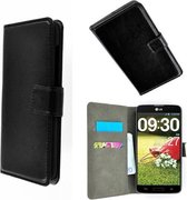 LG G2 Wallet Bookcase hoesje Zwart