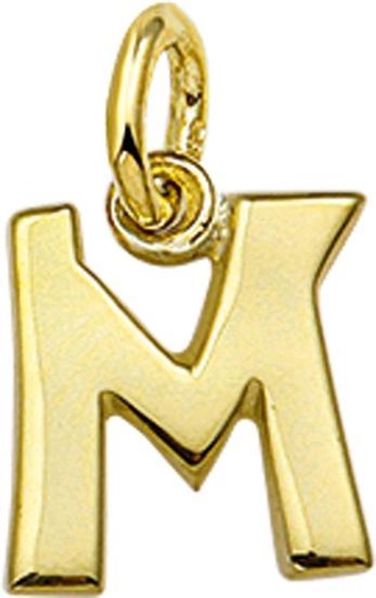 The Jewelry Collection Hanger Letter M - Goud