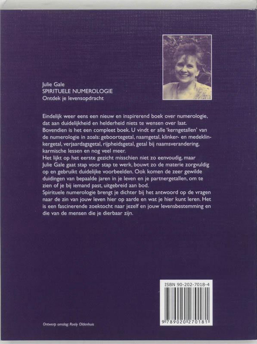 Spirituele Numerologie - back cover