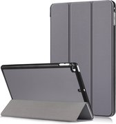 iPad Mini 5 Hoesje Book Case Hoes Trifold Smart Cover Hoes - Grijs