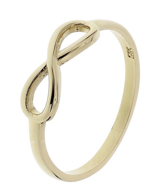 The Jewelry Collection Ring Infinity - Geelgoud (14 Krt.)