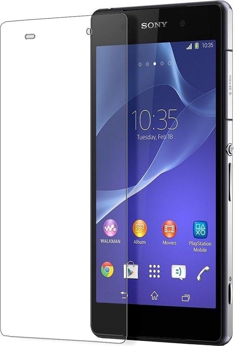 Sony Xperia Z Tempered Glass / Glazen screenprotector 2.5D 9H