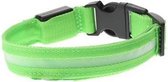 LED honden halsband - Groen XL