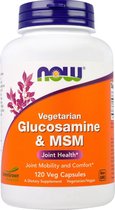 Now Foods, Glucosamine & MSM, Vegetarian, 120 vegetarische capsules