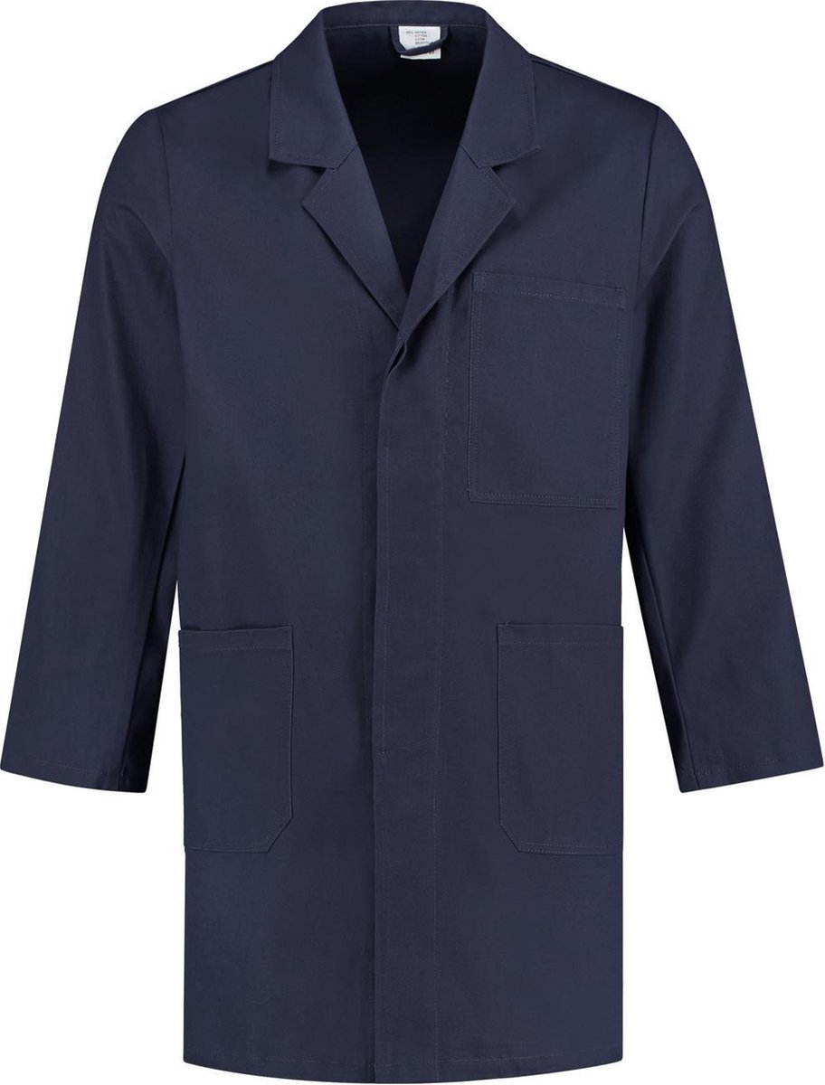EM Workwear Stofjas 100% katoen navy maat 3XL / 64-66
