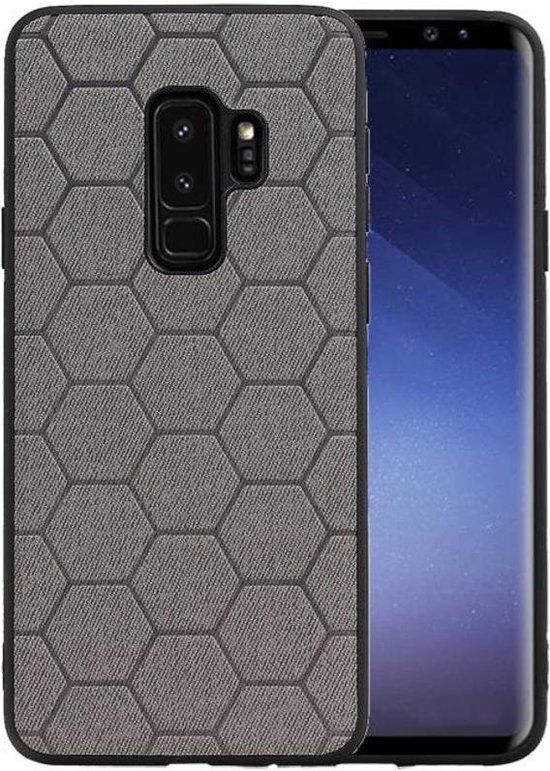 Coque Rigide Hexagon pour Samsung Galaxy S9 Plus Grijs