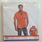 Koningsdag Polo Oranje - L