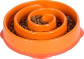 Slo Bowl Fun Feeder Voerbak - S - Oranje - Ø 20 cm