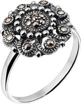 The Jewelry Collection Ring Oxi Marcasiet - Zilver