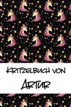 Kritzelbuch von Artur