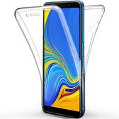 Samsung Galaxy A7 2018 - Dubbel zijdig 360° Hoesje - Transparant