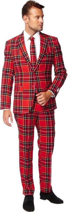 Schrikken heel fijn Voorschrift Grote maten heren kostuum The Lumberjack Schotse tartan ruit - Opposuits  pak -... | bol.com
