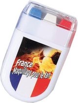 Schminkstift Frankrijk rood wit blauw - Frankrijk supporter schmink