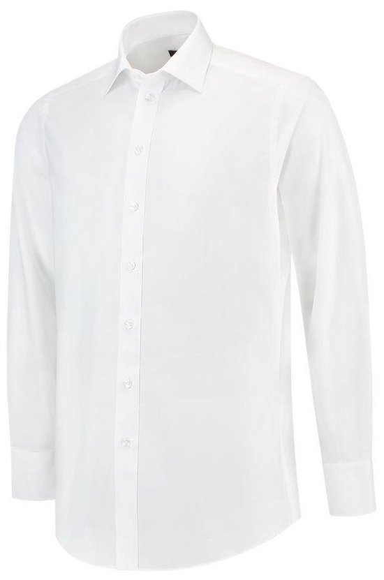 Chemise homme Tricorp Oxford basic-fit - Corporate - 705005 - Blanc - taille 38/5
