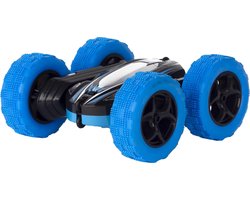 foto van RC bestuurbare StuntAuto stunt car dubbelzijdig 360° rollen draaien spinnen | Blauw