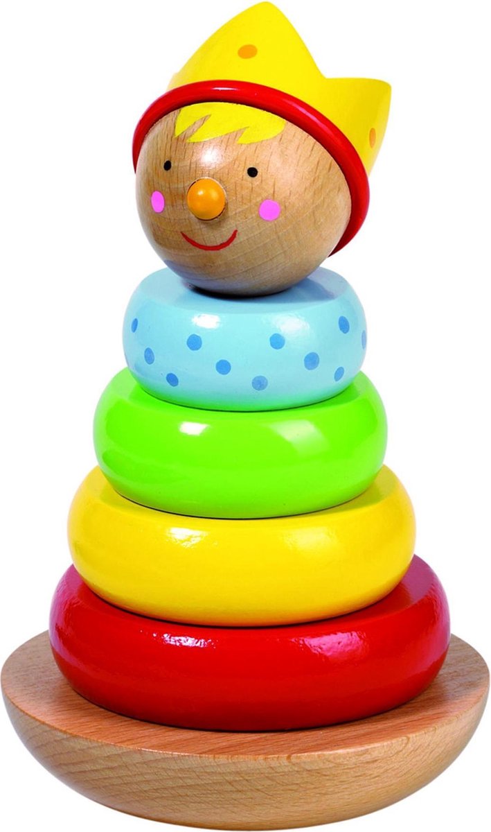 GOKI Stapeltoren - Prins - 6 Delen - Hout