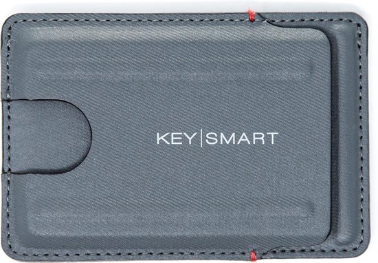 KeySmart Urban Slim Grey - 6 passen - ruimte voor Tile kaart
