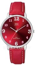 Mooi polshorloge -rood Q&Q QZ00J335Y