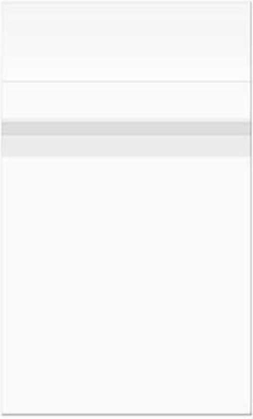 Sacs en plastique 12,6x16,7 cm transparents et refermables (100 pièces)