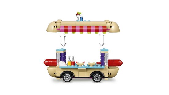 LEGO Friends Pretpark Hotdog-wagen - 41129 - LEGO