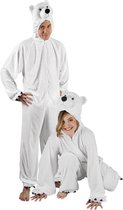 3 stuks: Ijsbeer Onesie volwassenenkostuum - Pluche - max. 1.95m