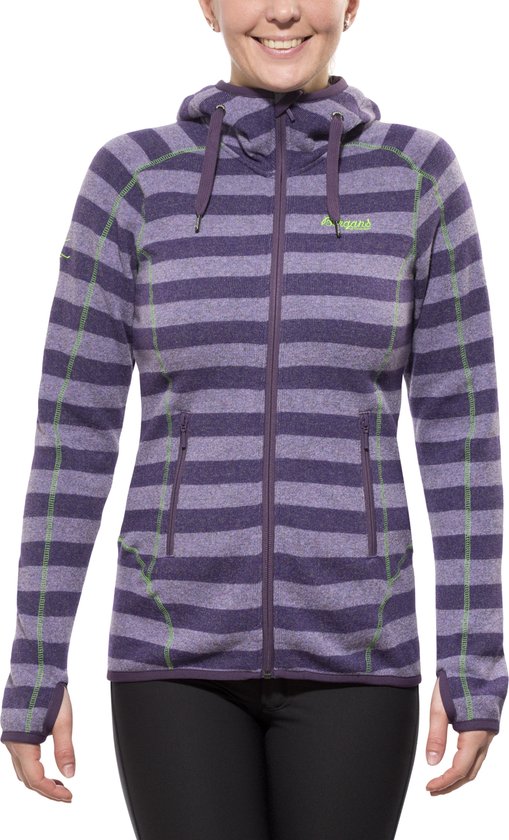 Bergans Humle sweater Dames violet Maat M | bol.com
