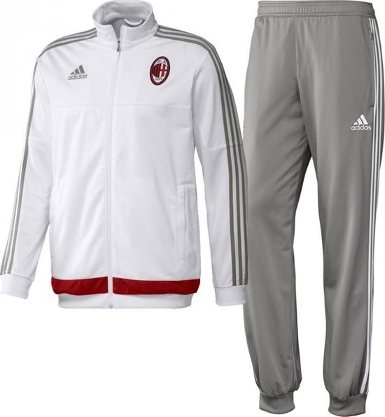 Adidas AC Milan Trainingspak – Maat XS - Kleur White Victory Red | bol.com