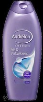 Andrelon Douche&Bad 750 ml Fris&Verkwikkend 4 stuks