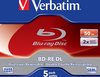 Blu-ray BD-RE DL vierge Verbatim 43760 jewelcase 5 pc(s) 50 GB