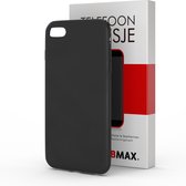 BMAX Hoesje Zwart geschikt voor iPhone 6/6S Plus| Dun en beschermend telefoonhoesje | Case