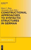 Constructional Approaches to Argument Structure in German