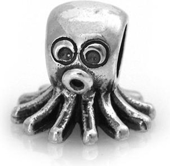 SimKids - Zilveren Kinderbedel - Inktvis