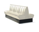 Bel Air Dinerbank Double Booth HW-150DB Off White