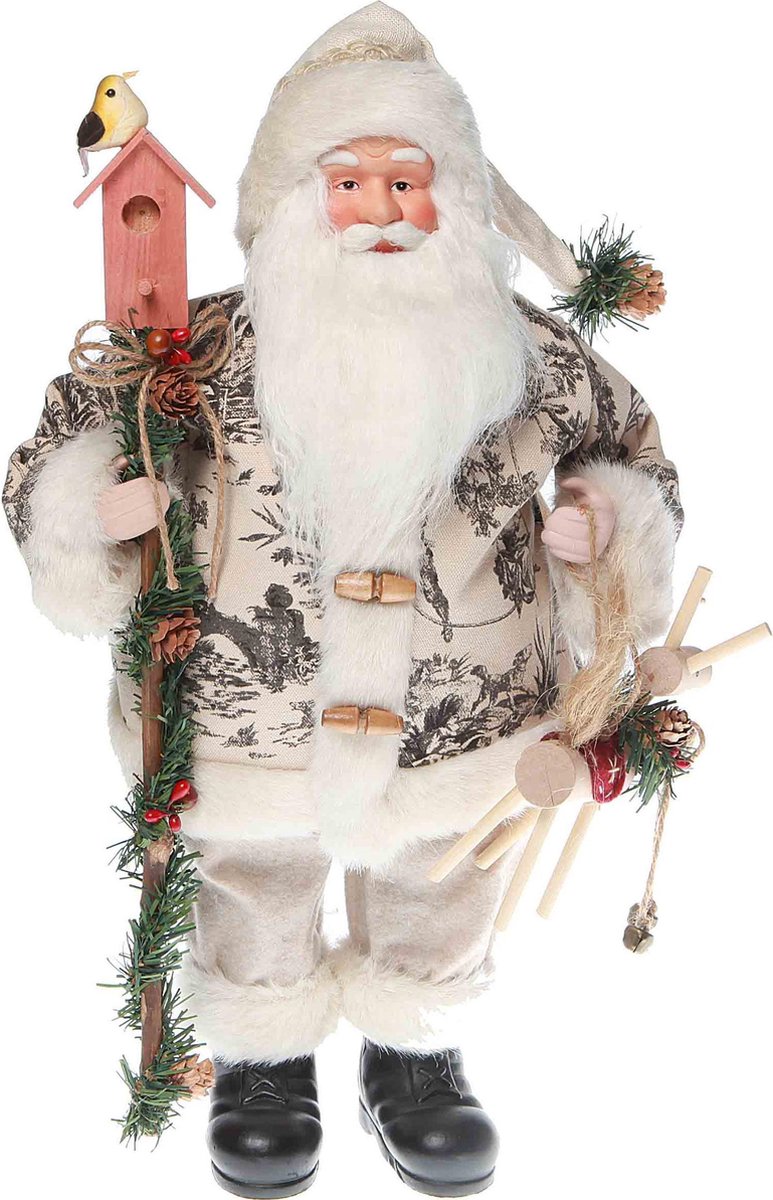 Goodwill Kerstdecoratie Witte Staf In Hulst En Vogelhuisje - 1 Stuk -... | bol.com