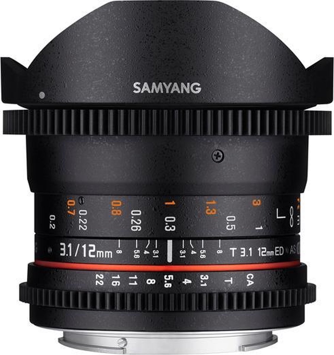 Samyang 12mm T3.1 Vdslr Ed As Ncs Fisheye - Prime lens - geschikt voor Sony Systeemcamera