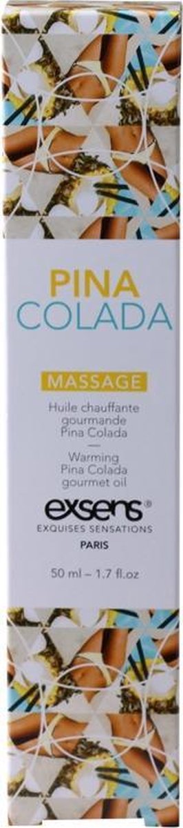Verwarmende Massage Olie Met Smaak - Pina Colada