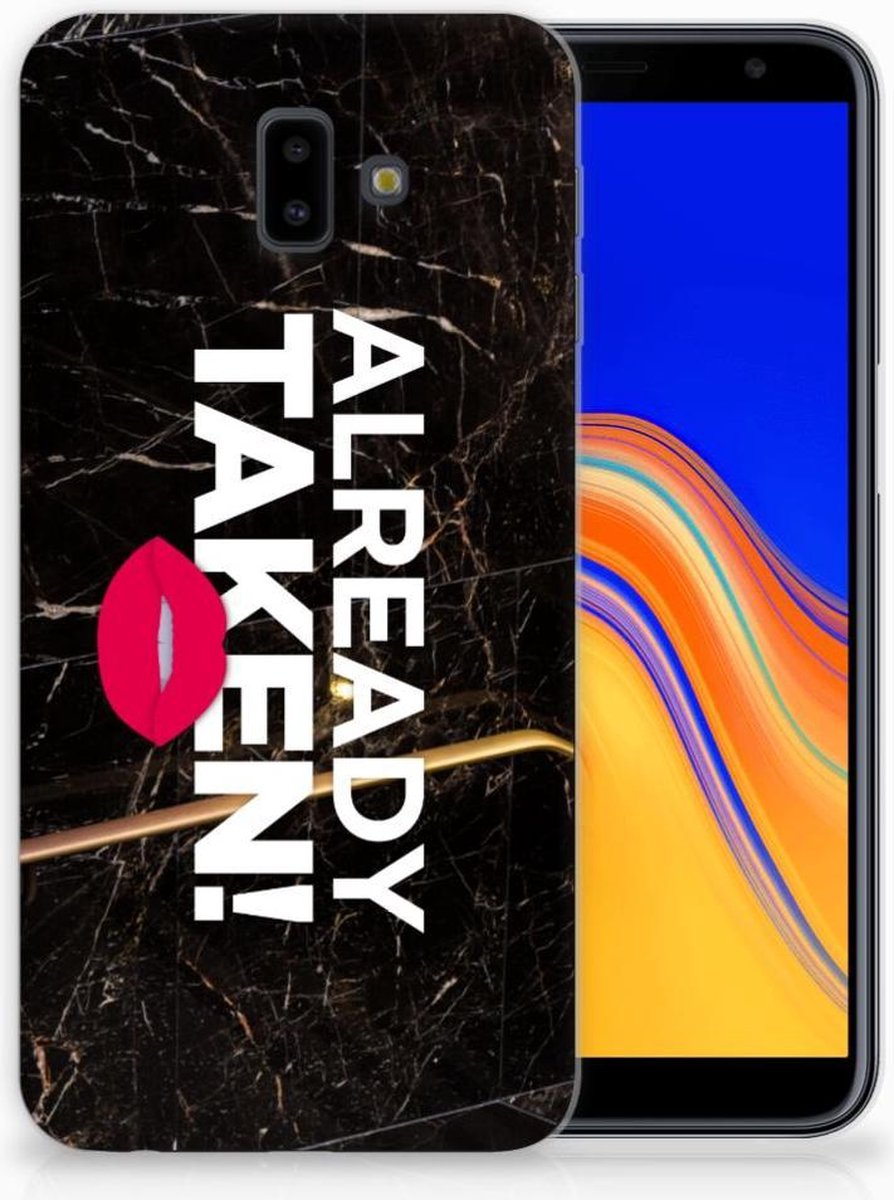 Samsung Galaxy J6 Plus (2018) Siliconen hoesje met naam Already Taken Black