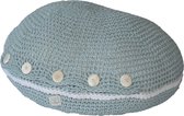 fair and cute - rond kussen - light blue - mamas 4 mamas