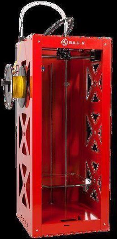 BUILDER 3D Printer Big Builder Dual-Feed Red Edition | bol.com