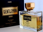 De Gentleman Dark heren parfum "Sterk kruidige geur" met Italiaanse Bergamot, Nojft gegaotmuskaat, Amber.