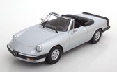 Alfa Romeo Spider 3 Serie 2 Softtop 1986 Zilver 1-18 KK Scale Limited 500 Pcs
