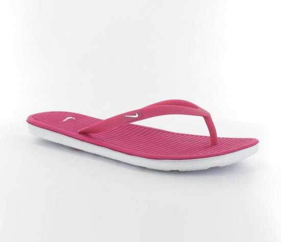 Nike Solarsoft Thong II - Slippers Dames - Maat 35,5 - Donker Roze | bol.com