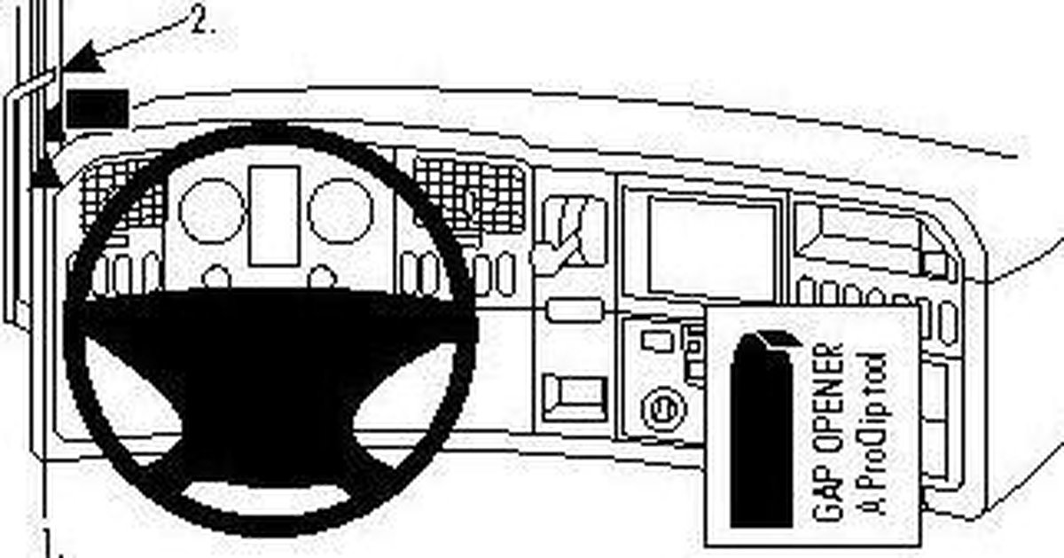 Houder - Brodit ProClip - Scania G-Serie 2010-2018 / R-Serie 2010-2016 Left mount
